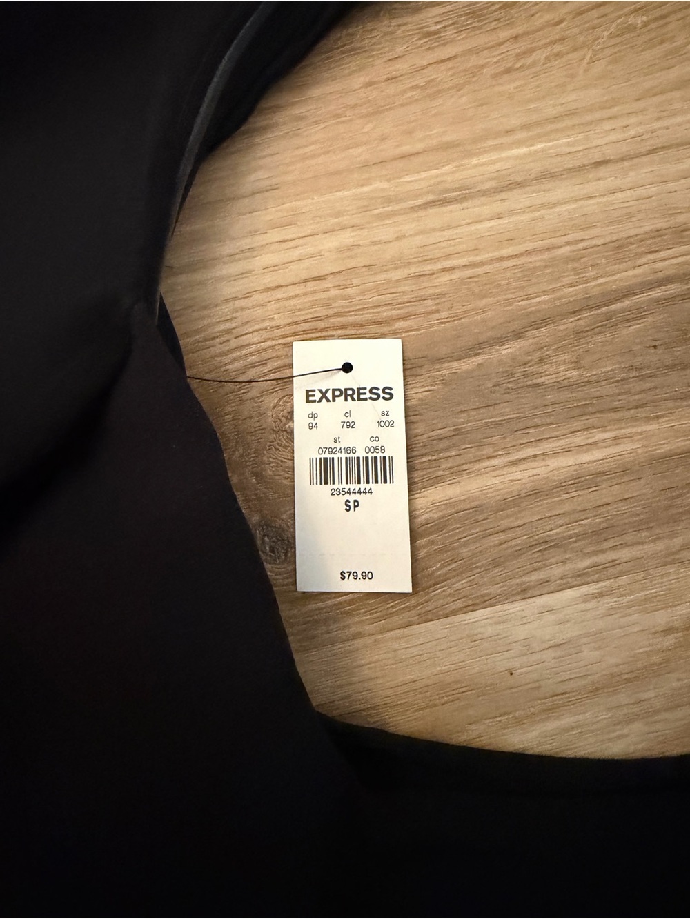 Express Black Ruffle Strap Mini Dress - Picture 2 of 2